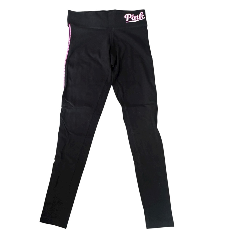 PINK Victoria's Secret Yoga Leggings Black & Pink Women’s Size XS Excellent EUC